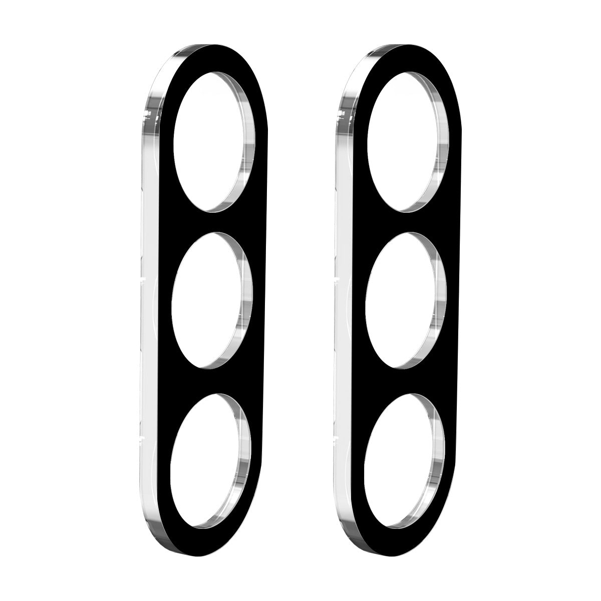 ENKAY HAT PRINCE 2Pcs Back Camera Lens Protector for Samsung Galaxy F34 5G / M34 5G , Anti-Scratch HD Tempered Glass Lens Film - Black