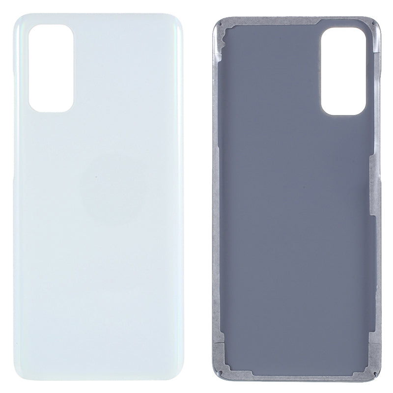 For Samsung Galaxy S20 4G G980  /  S20 5G G981 Battery Housing Cover with Adhesive Sticker (without Logo) - White