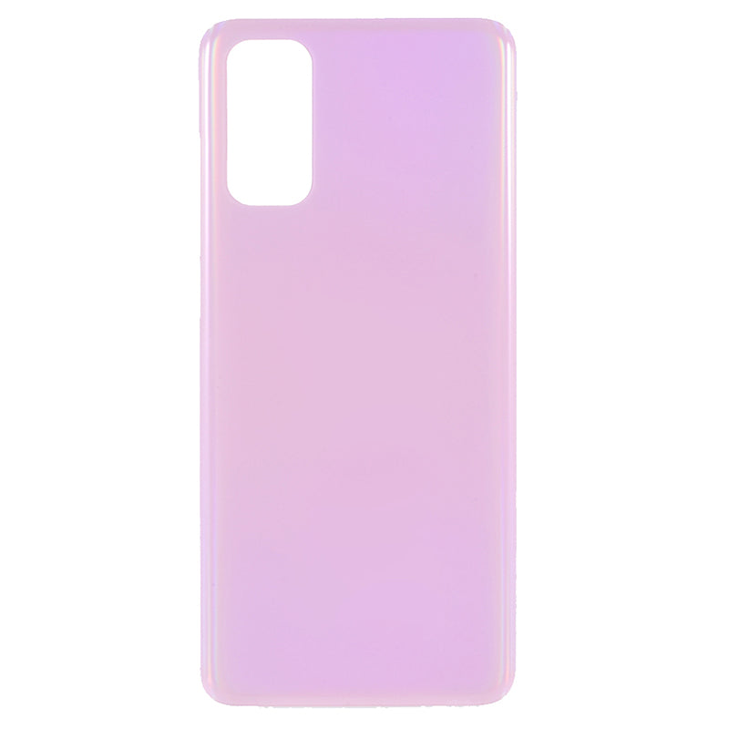 For Samsung Galaxy S20 4G G980  /  S20 5G G981 Battery Housing Cover with Adhesive Sticker (without Logo) - Pink