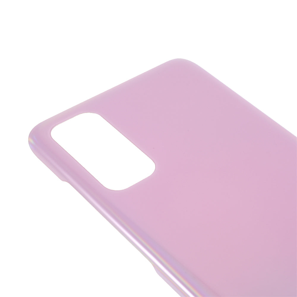 For Samsung Galaxy S20 4G G980  /  S20 5G G981 Battery Housing Cover with Adhesive Sticker (without Logo) - Pink