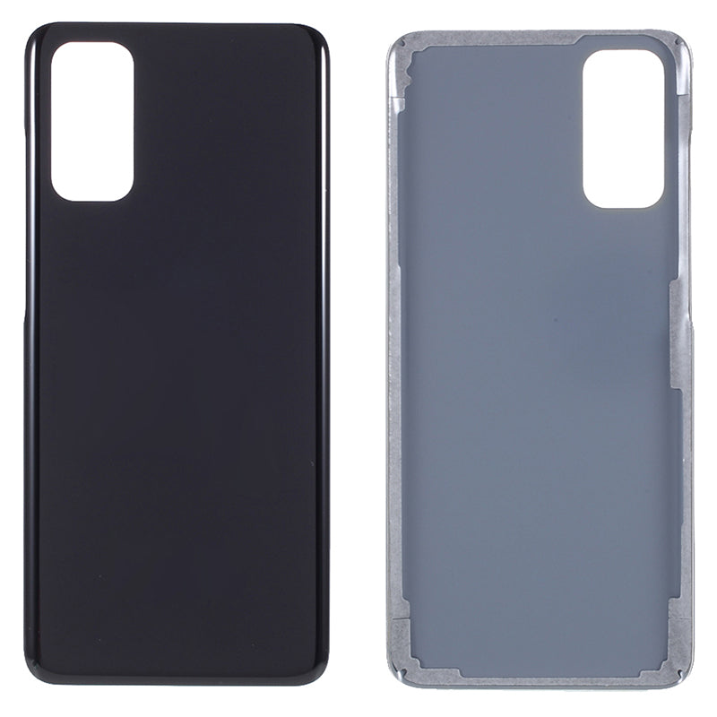 For Samsung Galaxy S20 4G G980  /  S20 5G G981 Battery Housing Cover with Adhesive Sticker (without Logo) - Black