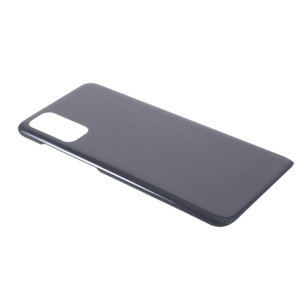 For Samsung Galaxy S20 4G G980  /  S20 5G G981 Battery Housing Cover with Adhesive Sticker (without Logo) - Grey