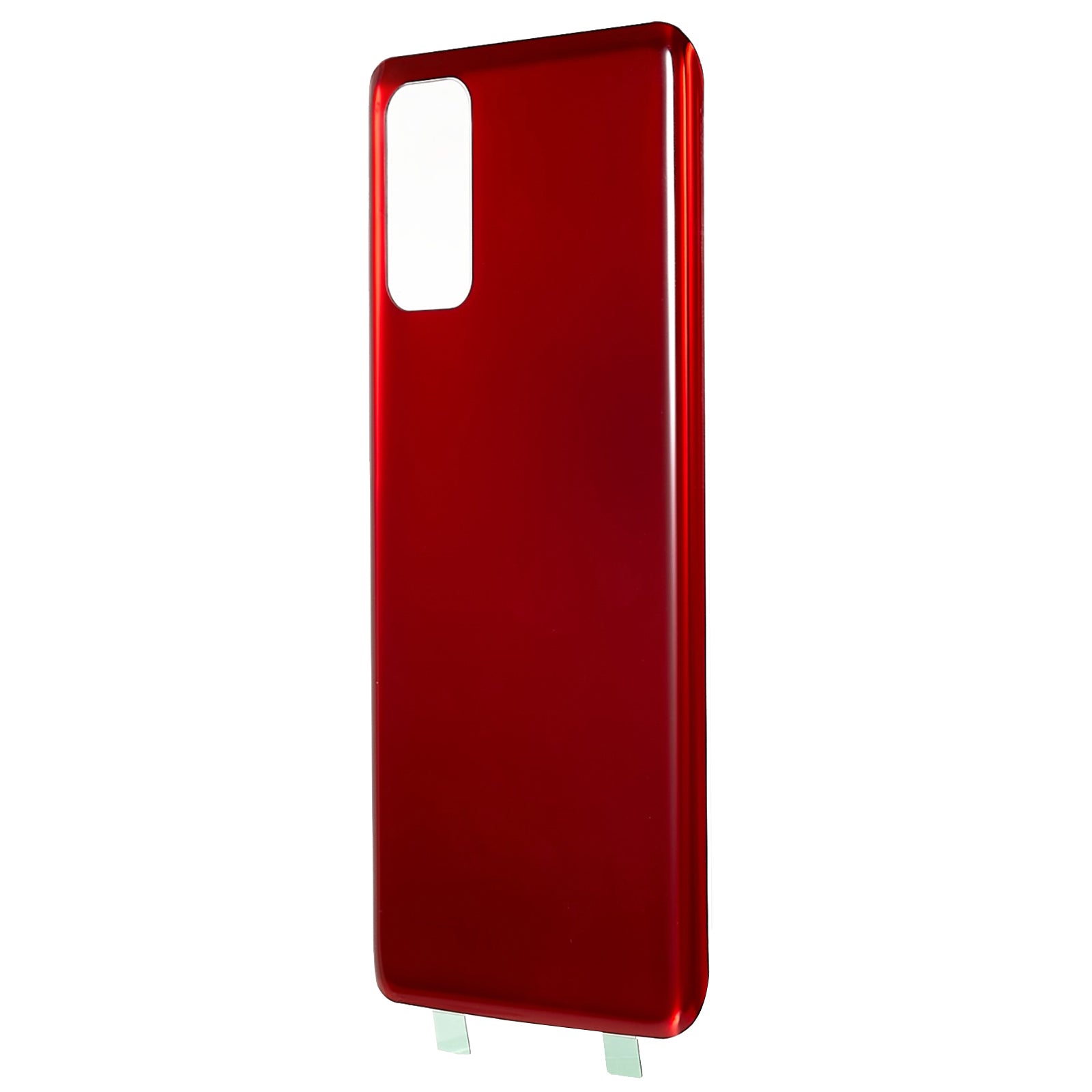 For Samsung Galaxy S20 4G G980  /  S20 5G G981 Battery Housing Cover with Adhesive Sticker (without Logo) - Red