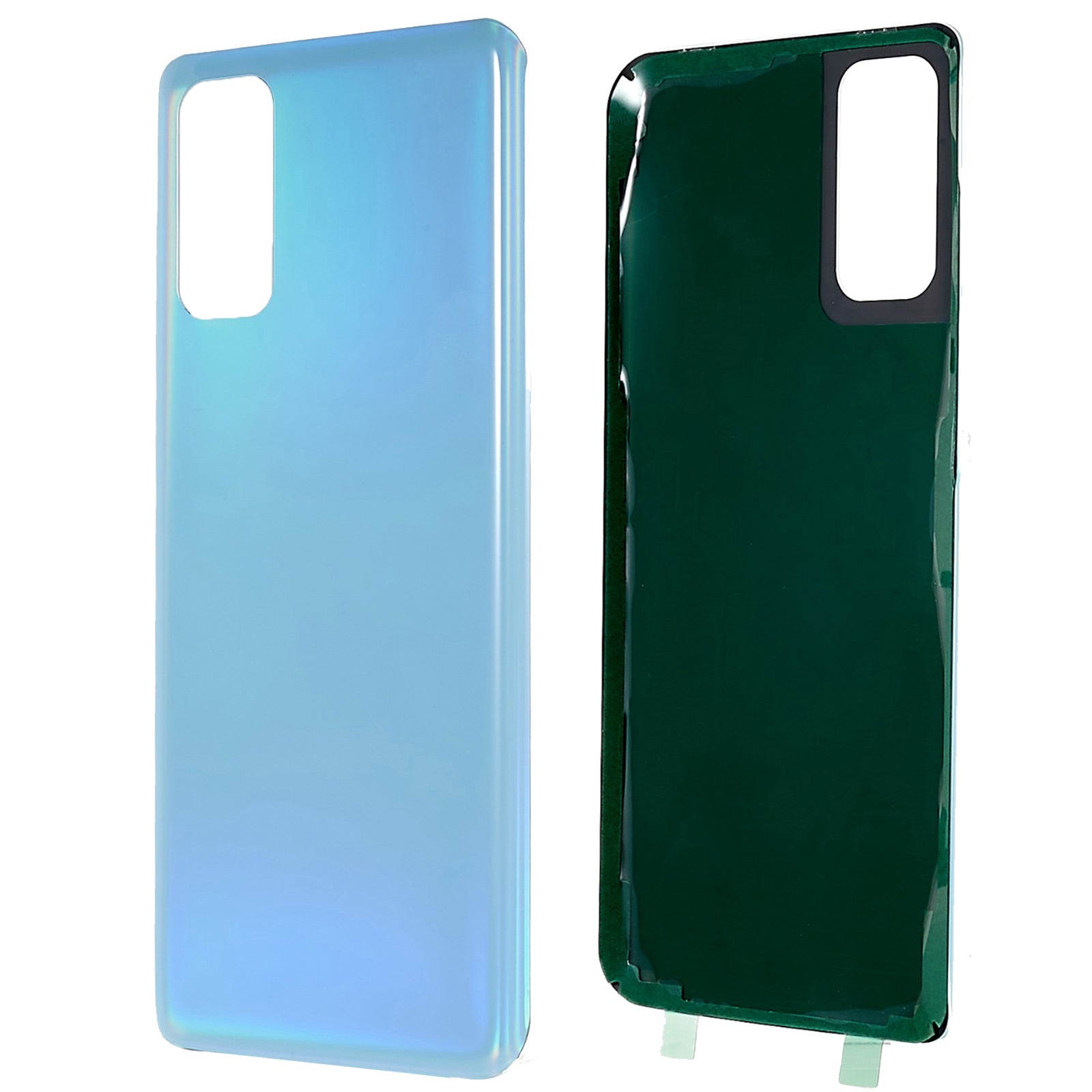 For Samsung Galaxy S20 4G G980  /  S20 5G G981 Battery Housing Cover with Adhesive Sticker (without Logo) - Blue