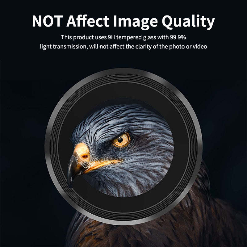ENKAY HAT PRINCE For Samsung Galaxy S24 Individual Camera Lens Protector Ultra HD Lens Film - Black