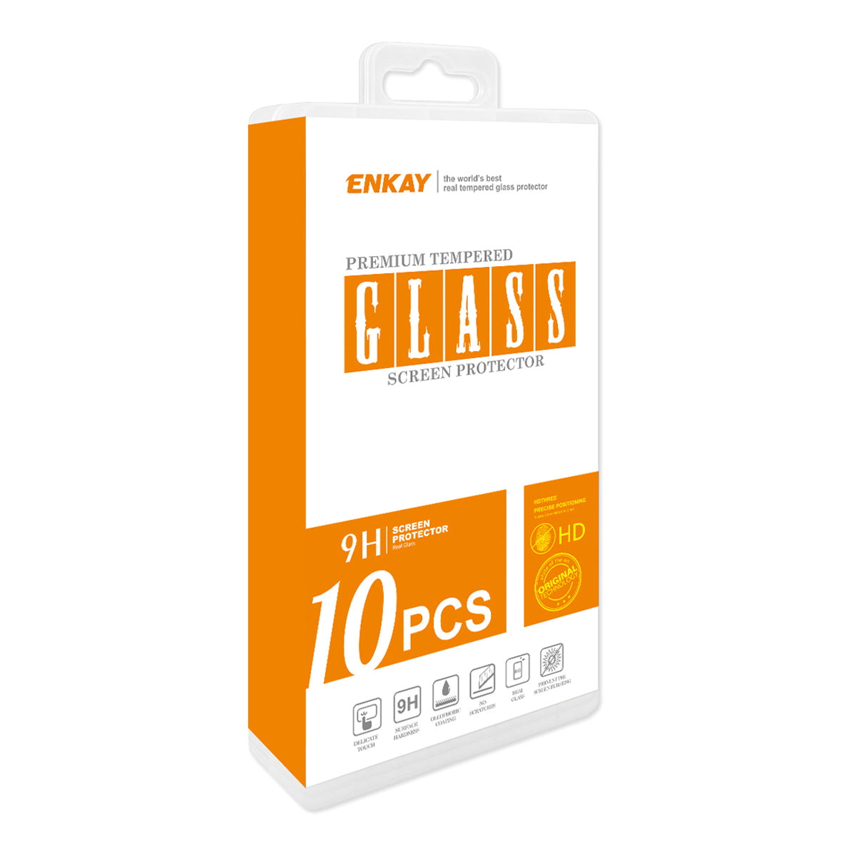 ENKAY HAT PRINCE 10Pcs for vivo T2x 5G Clear Screen Protector 9H 0.26mm High Aluminium-silicon Glass Film