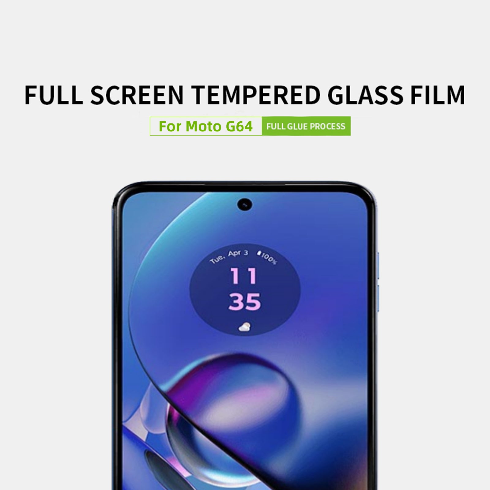 PINWUYO JK Series-2 for Motorola Moto G64 5G Super Clear Screen Protector High Aluminum-silicon Glass Film