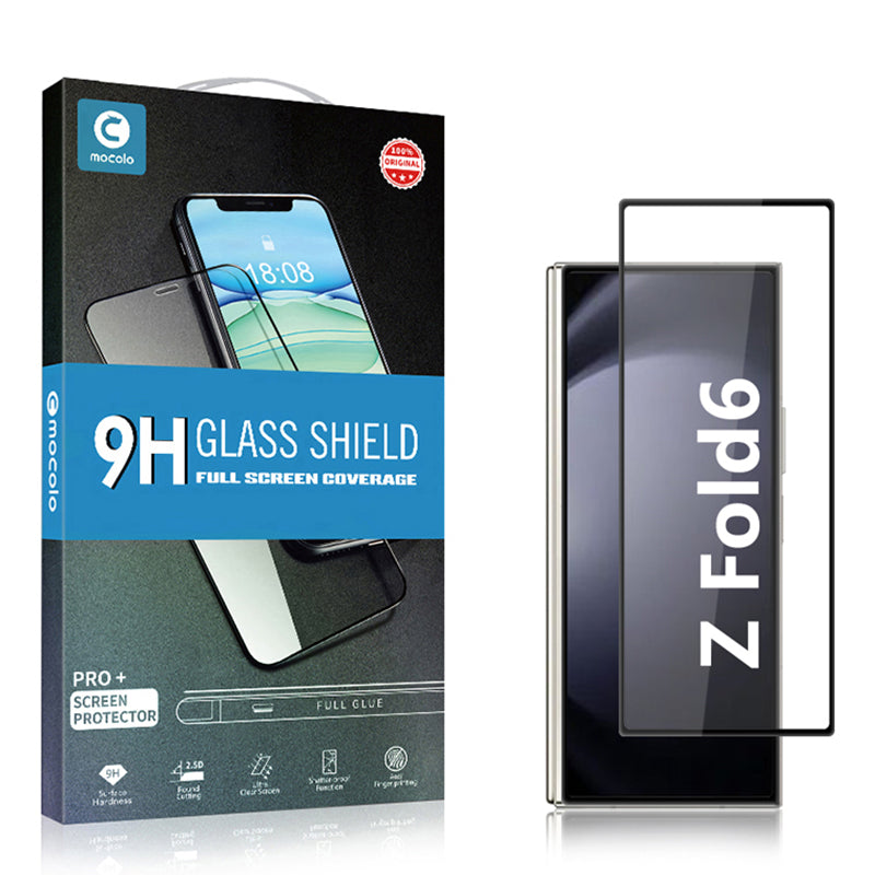 MOCOLO For Samsung Galaxy Z Fold6 5G Full Screen Protector Silk Printing Full Glue HD Clear Film - Black
