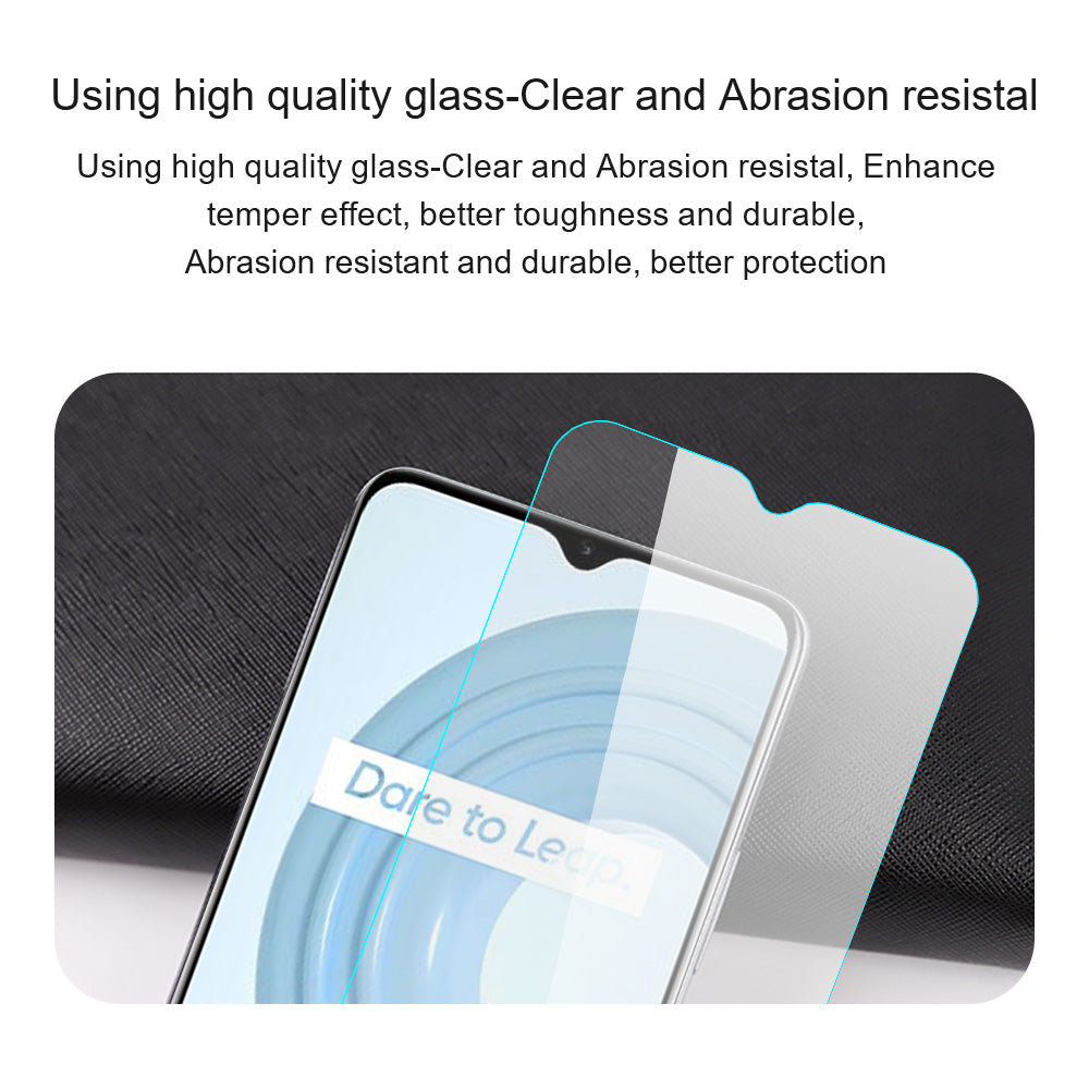 AMORUS For Realme 12 Lite 4G High Aluminum-silicon Glass Screen Protector 2.5D Arc Edge 9H Screen Film