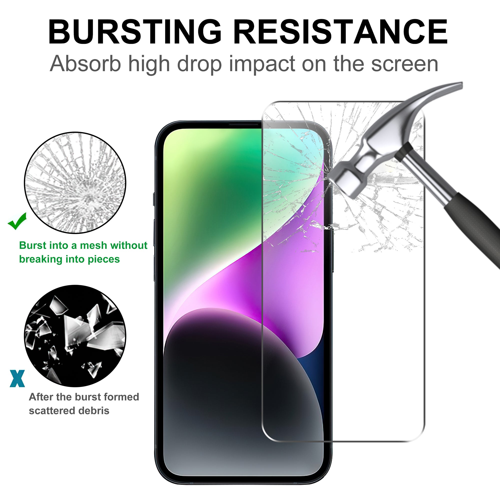 For Google Pixel 8a HD Clear Film 2.5D Tempered Glass Screen Protector