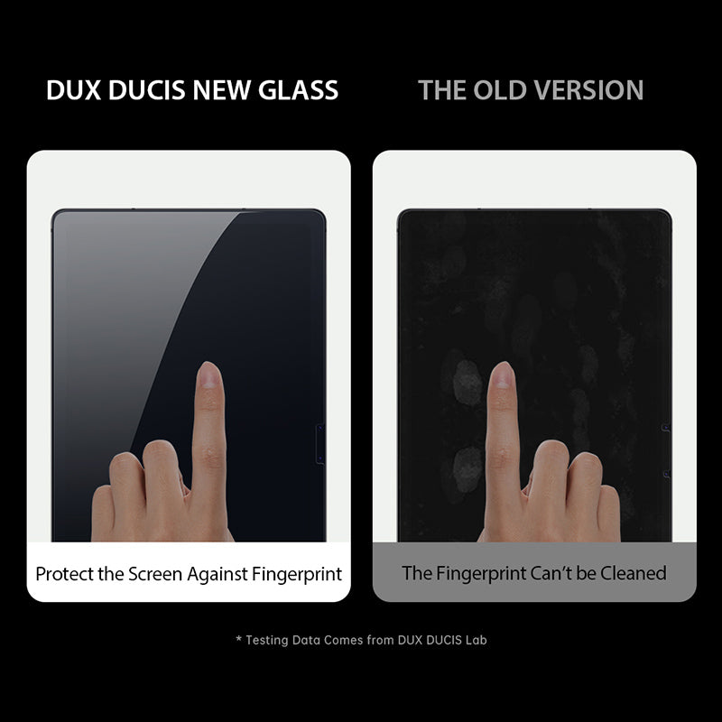 DUX DUCIS For Samsung Galaxy Tab S9+ / S9 FE+ / S7 FE / S7+ / S8+ Screen Protector Medium Alumina Glass Tablet Clear Film