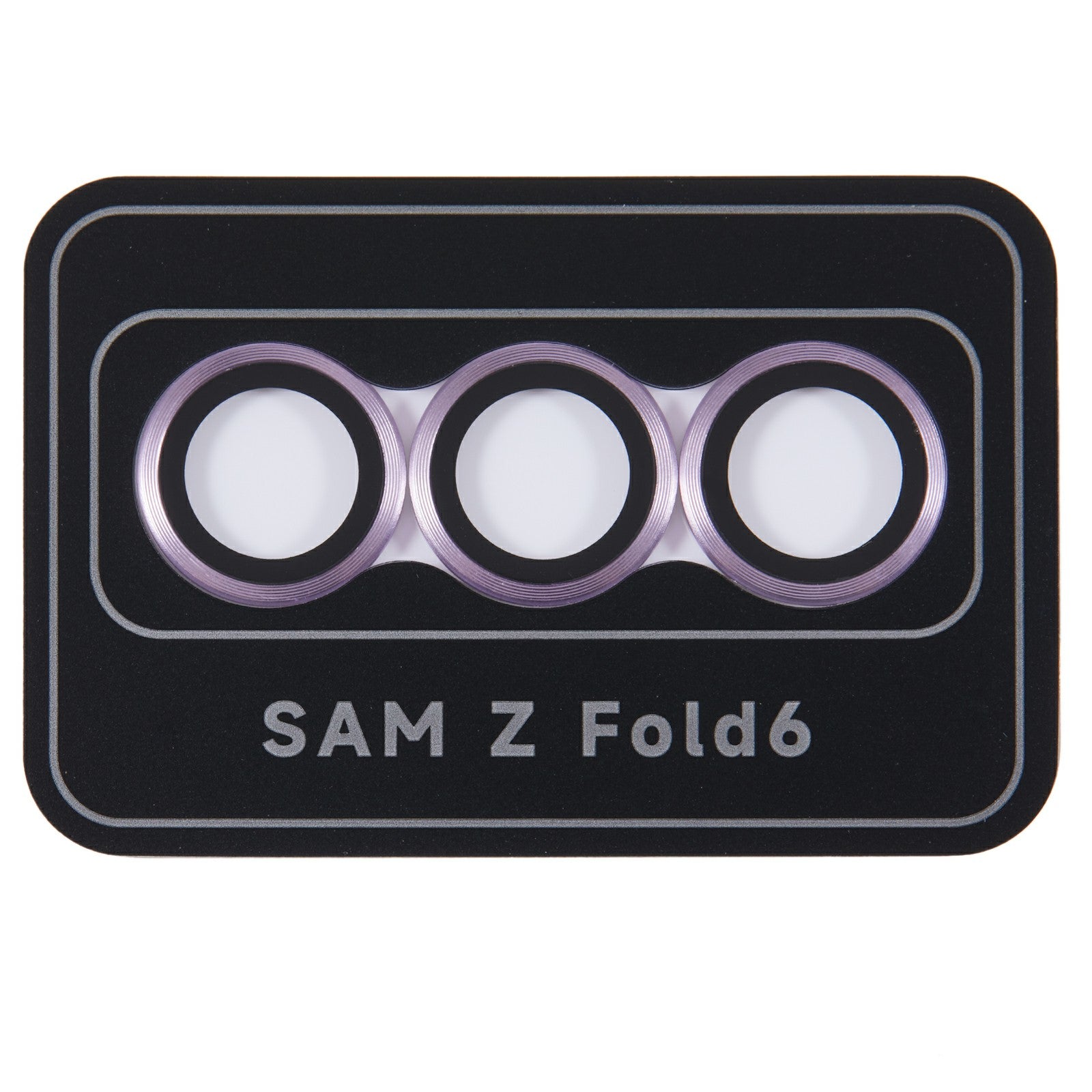 For Samsung Galaxy Z Fold6 5G Camera Lens Protector Set Precise Positioning Individual Lens Film - Purple