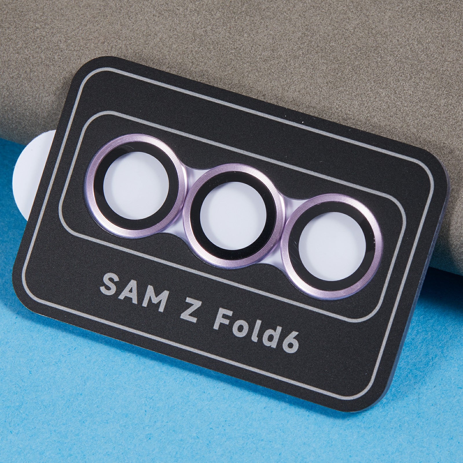 For Samsung Galaxy Z Fold6 5G Camera Lens Protector Set Precise Positioning Individual Lens Film - Purple