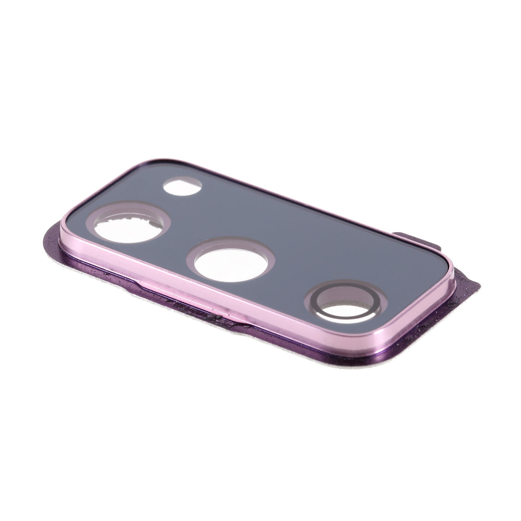 For Samsung Galaxy S20 FE G780 / S20 FE 5G G781 OEM Back Camera Lens Ring Cover with Glass Lens (without Logo) - Purple