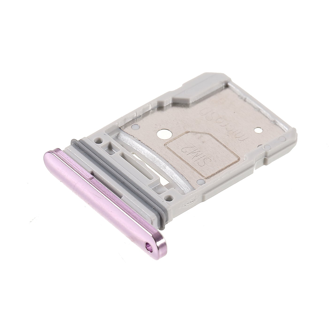 OEM Dual SIM Tray Holder Replacement (without Logo) for Samsung Galaxy S20 FE 4G G780/ 5G G781 - Purple