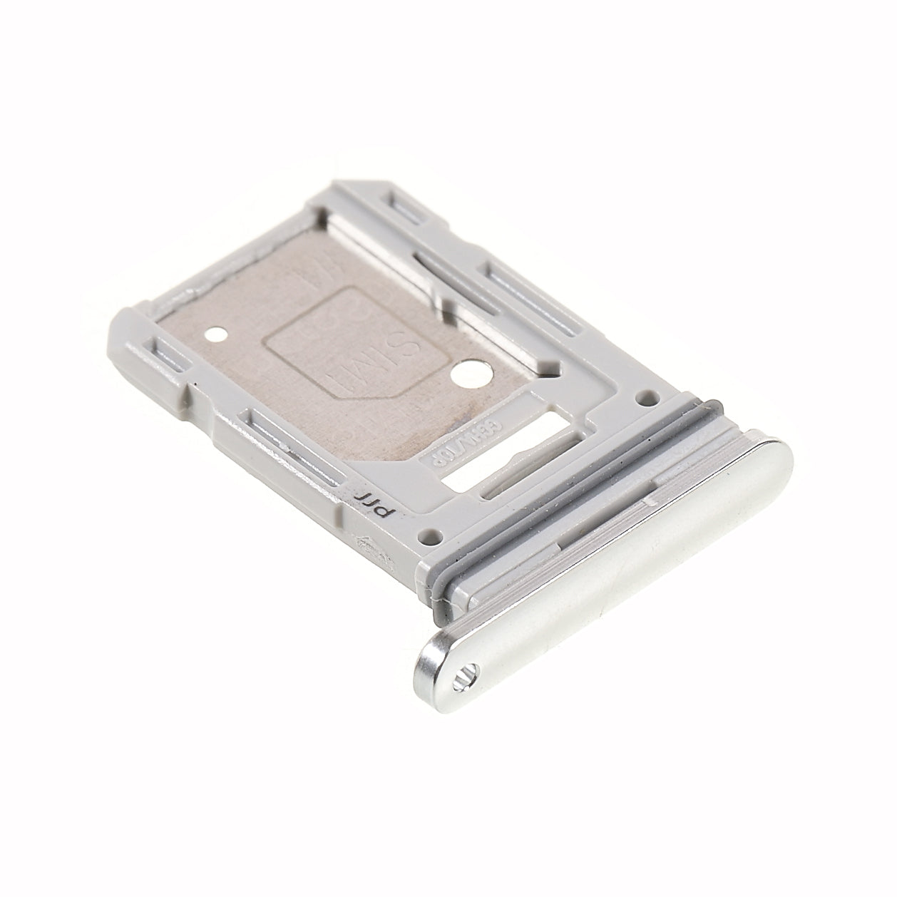 OEM Dual SIM Tray Holder Replacement (without Logo) for Samsung Galaxy S20 FE 4G G780/ 5G G781 - Silver