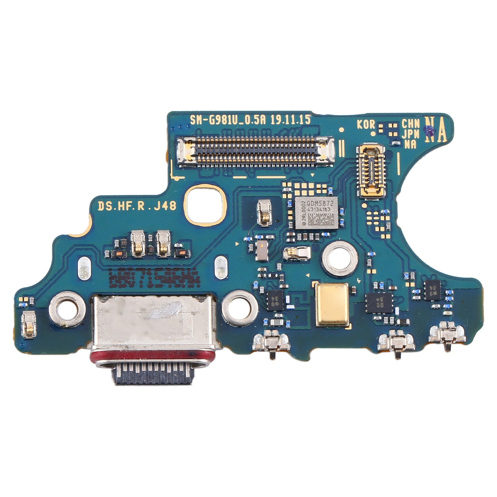 For Samsung Galaxy S20 5G G981U OEM Disassembly Charging Port Flex Cable Replacement Part (without Logo)