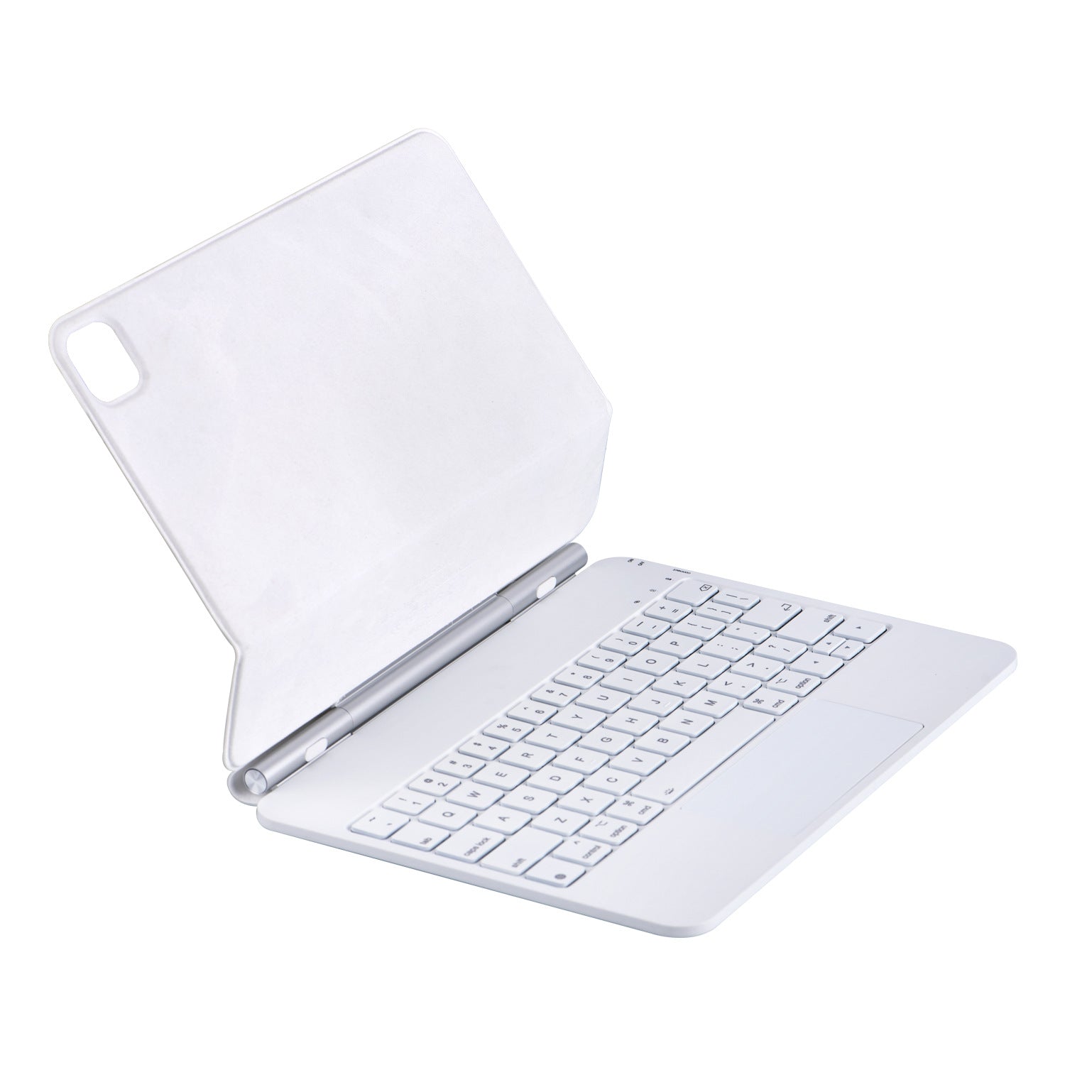 X7 For iPad Air (2020)  /  (2022)   /   Pro 11-inch (2018)  /  (2020)  /  (2021)  /  (2022) Bluetooth Keyboard with Tablet Stand Cover Case - White
