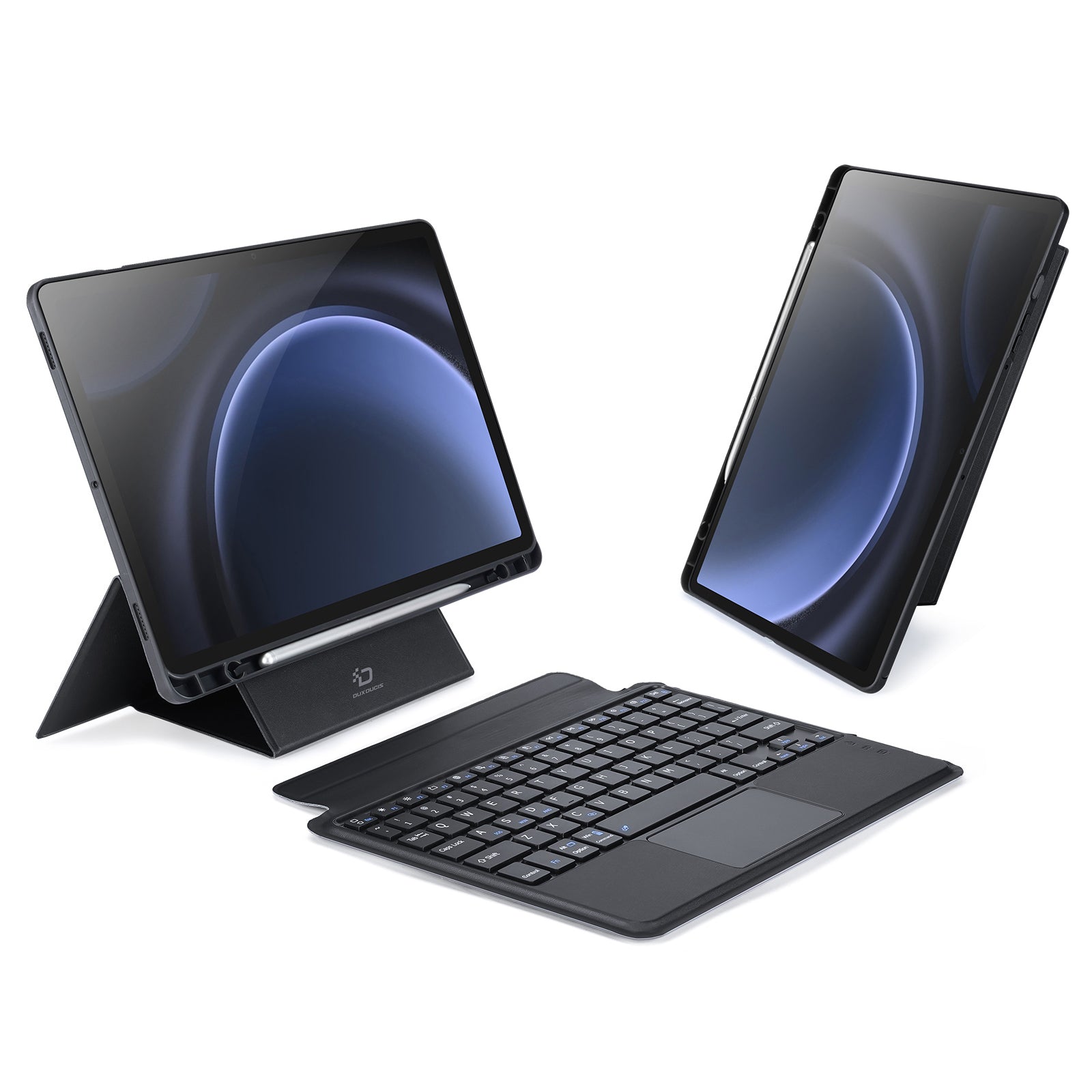 DUX DUCIS For Samsung Galaxy Tab S9 FE (SM-X510 / SM-X516B) Stand Cover with Detachable Bluetooth Keyboard