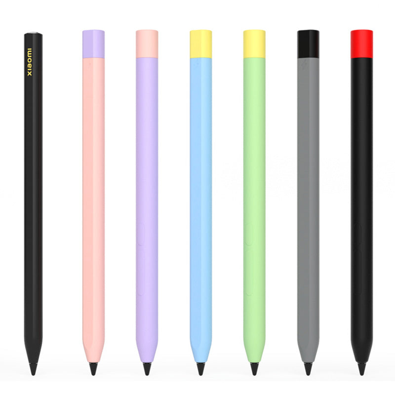 For Xiaomi Smart Pen (3rd Generation) Protective Sleeve Contrast Color Stylus Pen Cover with Dual Pen Caps - Green