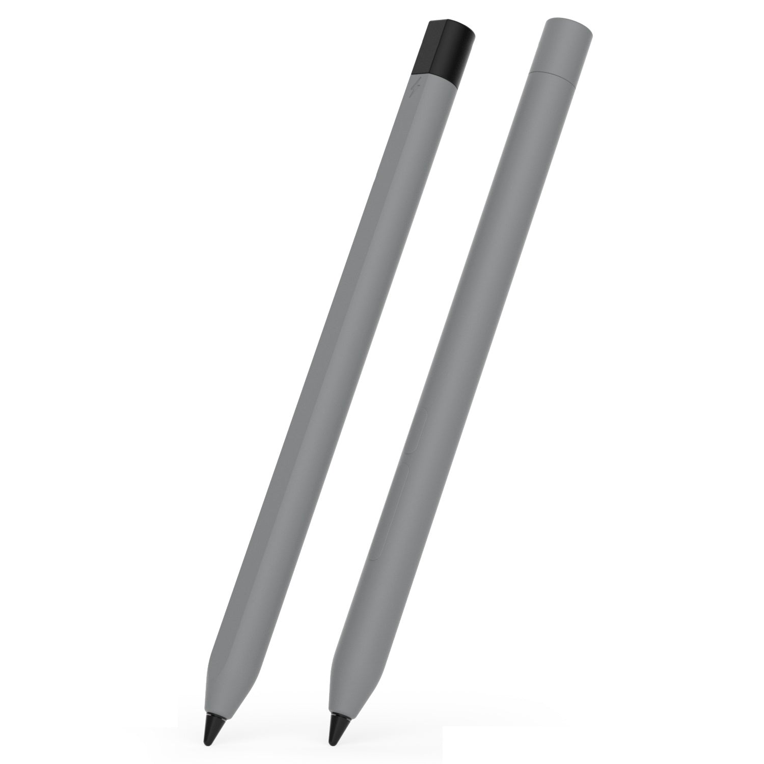 For Xiaomi Smart Pen (3rd Generation) Protective Sleeve Contrast Color Stylus Pen Cover with Dual Pen Caps - Grey