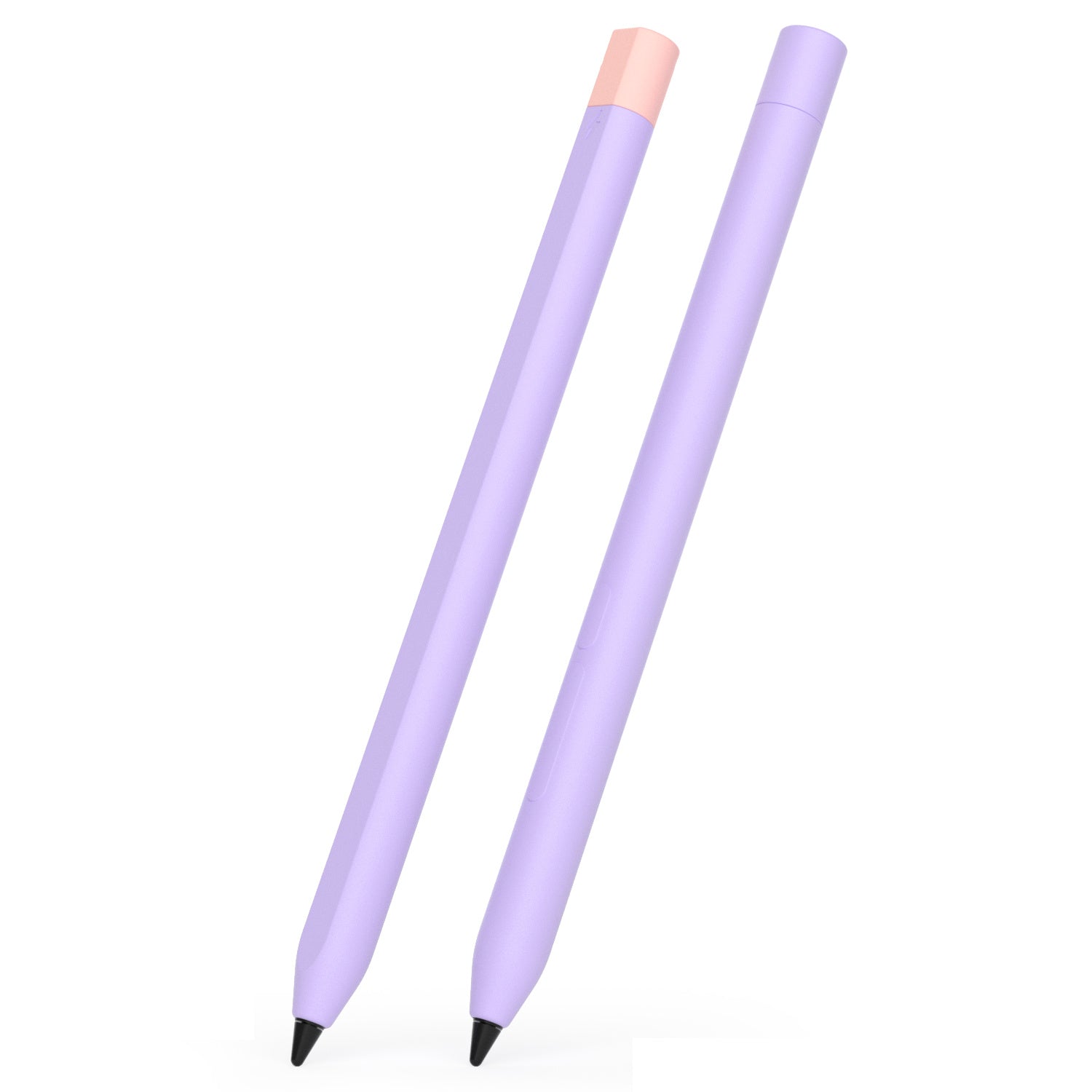 For Xiaomi Smart Pen (3rd Generation) Protective Sleeve Contrast Color Stylus Pen Cover with Dual Pen Caps - Purple