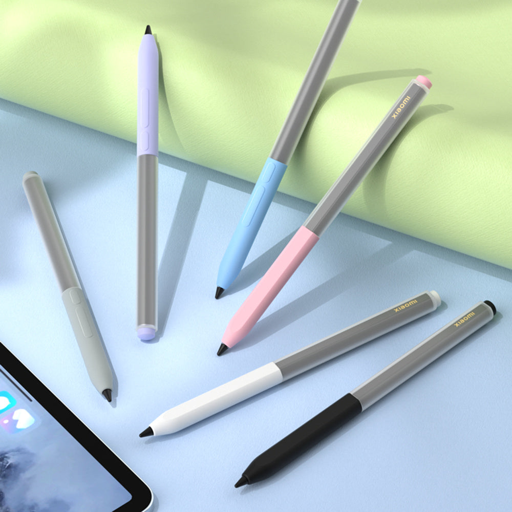 For Xiaomi Smart Pen (3rd Generation) Silicone Sleeve Stylus Pencil Protective Case - White