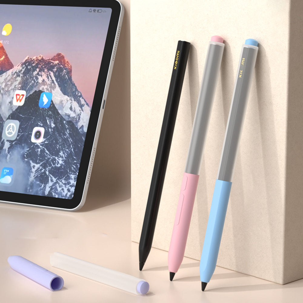 For Xiaomi Smart Pen (3rd Generation) Silicone Sleeve Stylus Pencil Protective Case - Grey