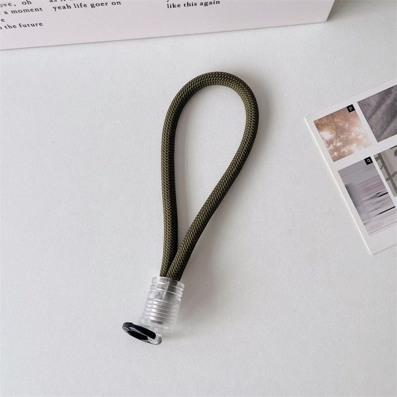 18cm Cell Phone Short Strap 8mm Lanyard with Plastic Buckle - Style T