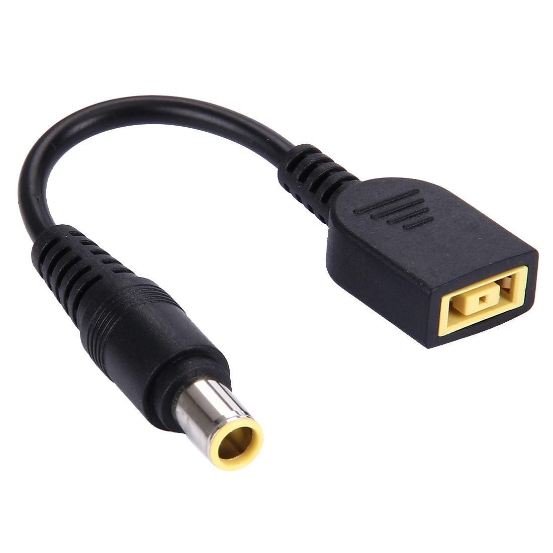 Big Square Female  to 7.9 x 5.5mm Male Interfaces Power Adapter Cable for Laptop Notebook, Length: 10cm