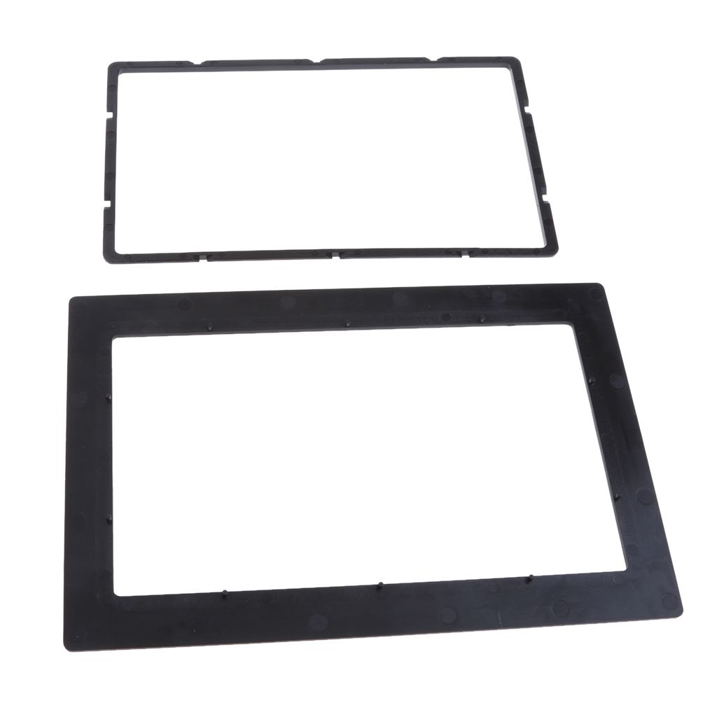 Universal 2DIN Car Stereo CD/DVD Radio Fascia Panel Frame Fitting for Installation In-Dash Mounting Frame 211x138mm