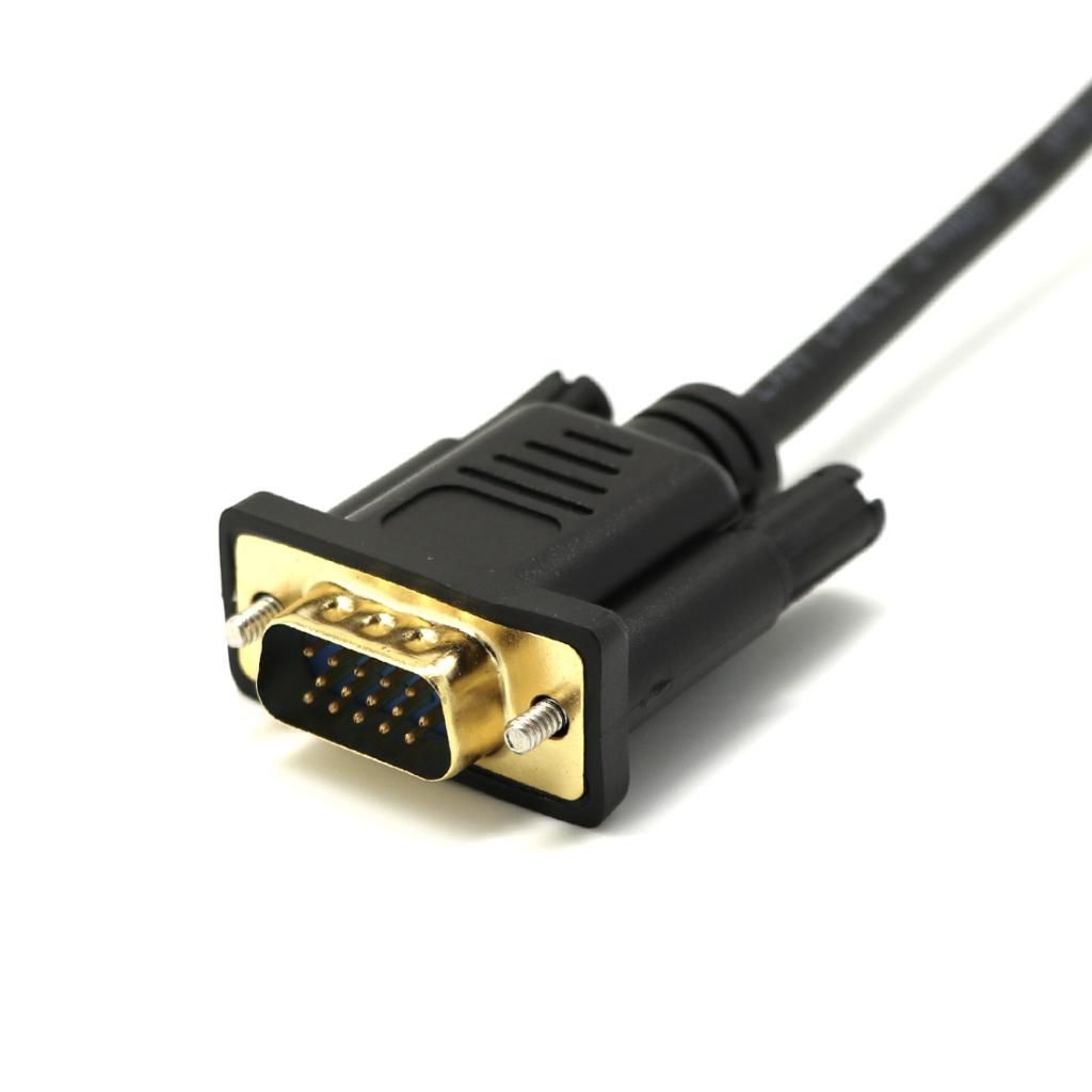 15Pin VGA Short Video Cable Extension Cord Male to Male for Monitor 30cm