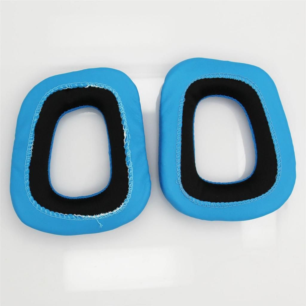 Replacement Ear Pads Ear Cushions For Logitech G35 G930 G430 F450 Headphone Blue