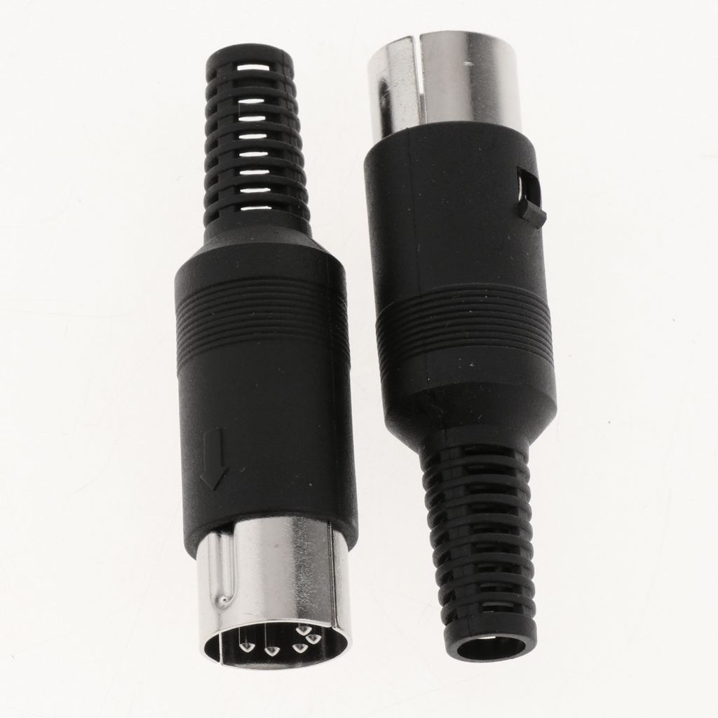 DIN Mini Pin Male Plug Audio Jack Connector for Keyboard/Mouse DIY 5 Pin