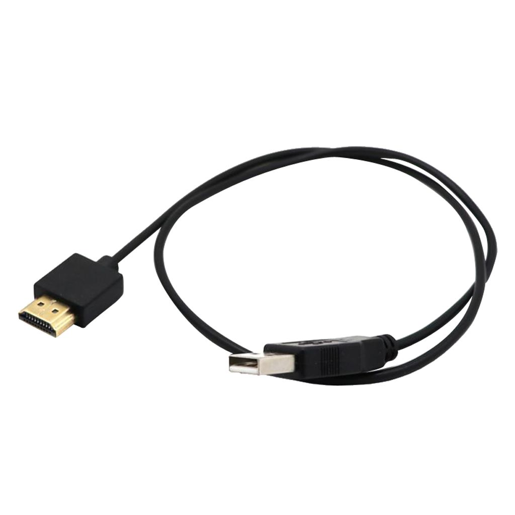 USB to HDMI Cable Male Charger Cable Splitter Adapter for HDTV DVD