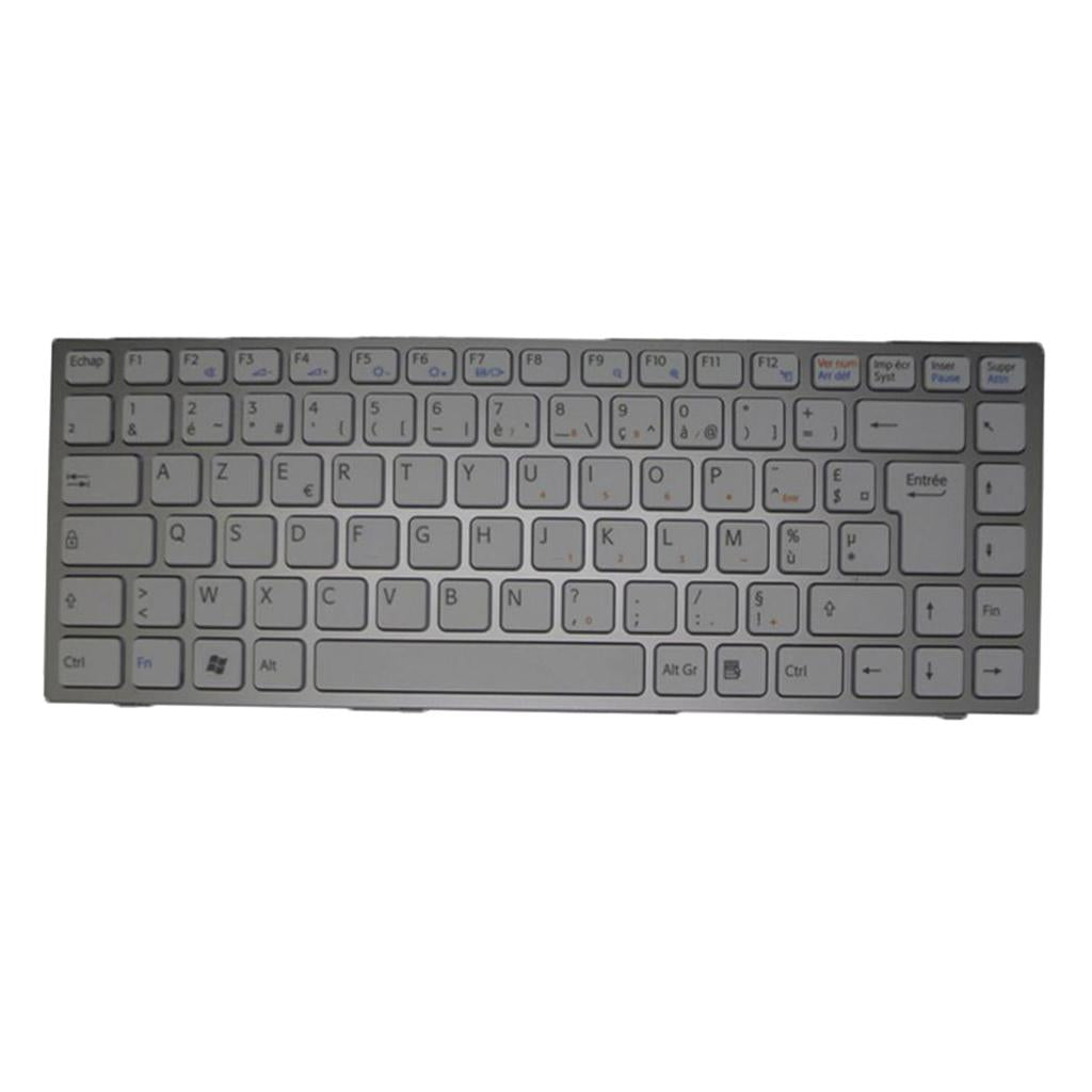 Keyboard for SONY For VAIO VPC-S VPCS - French Silver