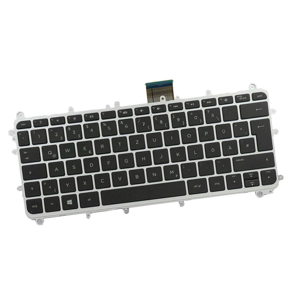 New Laptop Keyboard DE for HP Pavilion 11-n078ng 11-n080eg 11-n080n w/ Frame