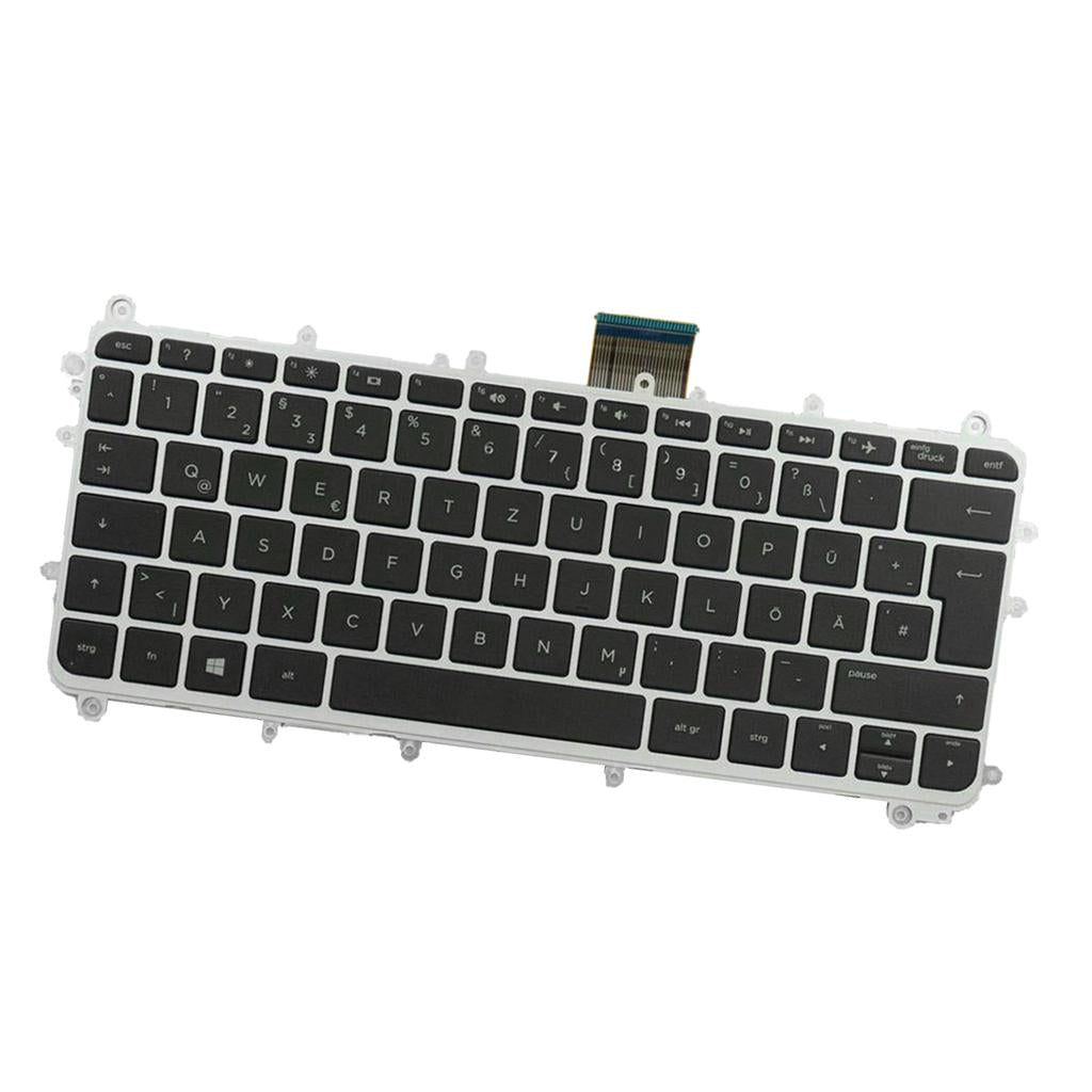 New Laptop Keyboard DE for HP Pavilion 11-n078ng 11-n080eg 11-n080n w/ Frame