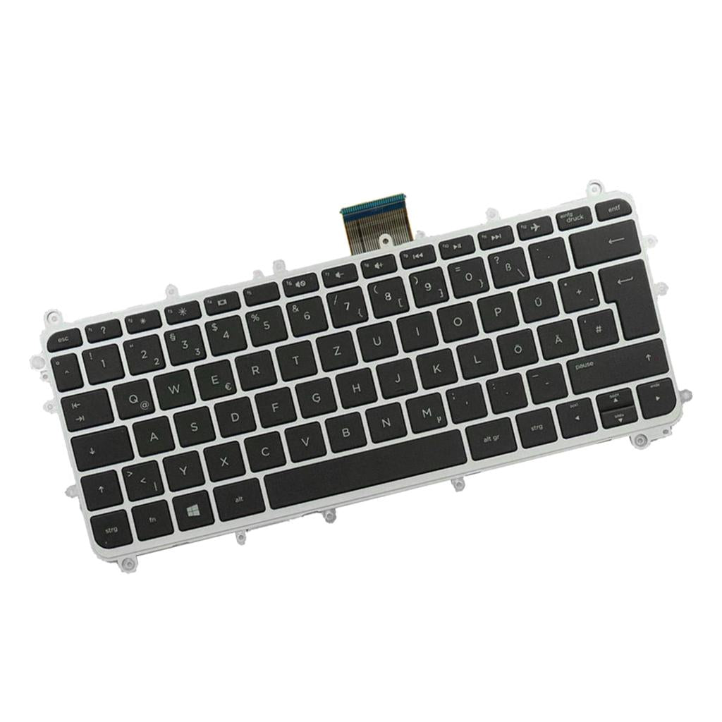 New Laptop Keyboard DE for HP Pavilion 11-n078ng 11-n080eg 11-n080n w/ Frame