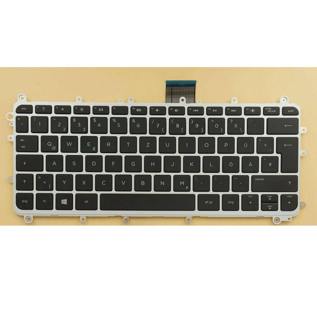 New Laptop Keyboard DE for HP Pavilion 11-n078ng 11-n080eg 11-n080n w/ Frame