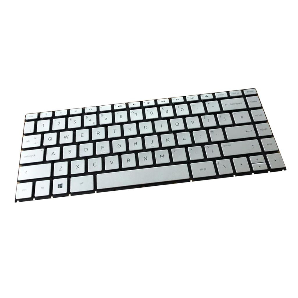 Silver UK English Layout Keyboard For HP 14-AB 14-ab010TX Laptop