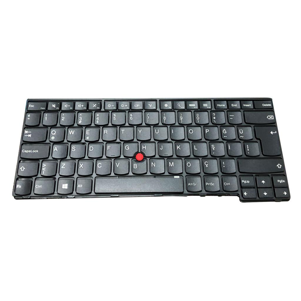 Turkish Keyboard Replacement for Lenovo Thinkpad E431 E440 Laptop Black