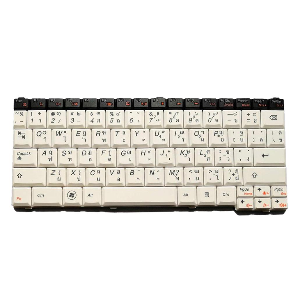 Keyboard w/ Frame For sony vaio SVE17 SVE1711 SVE1712 - Thai English White