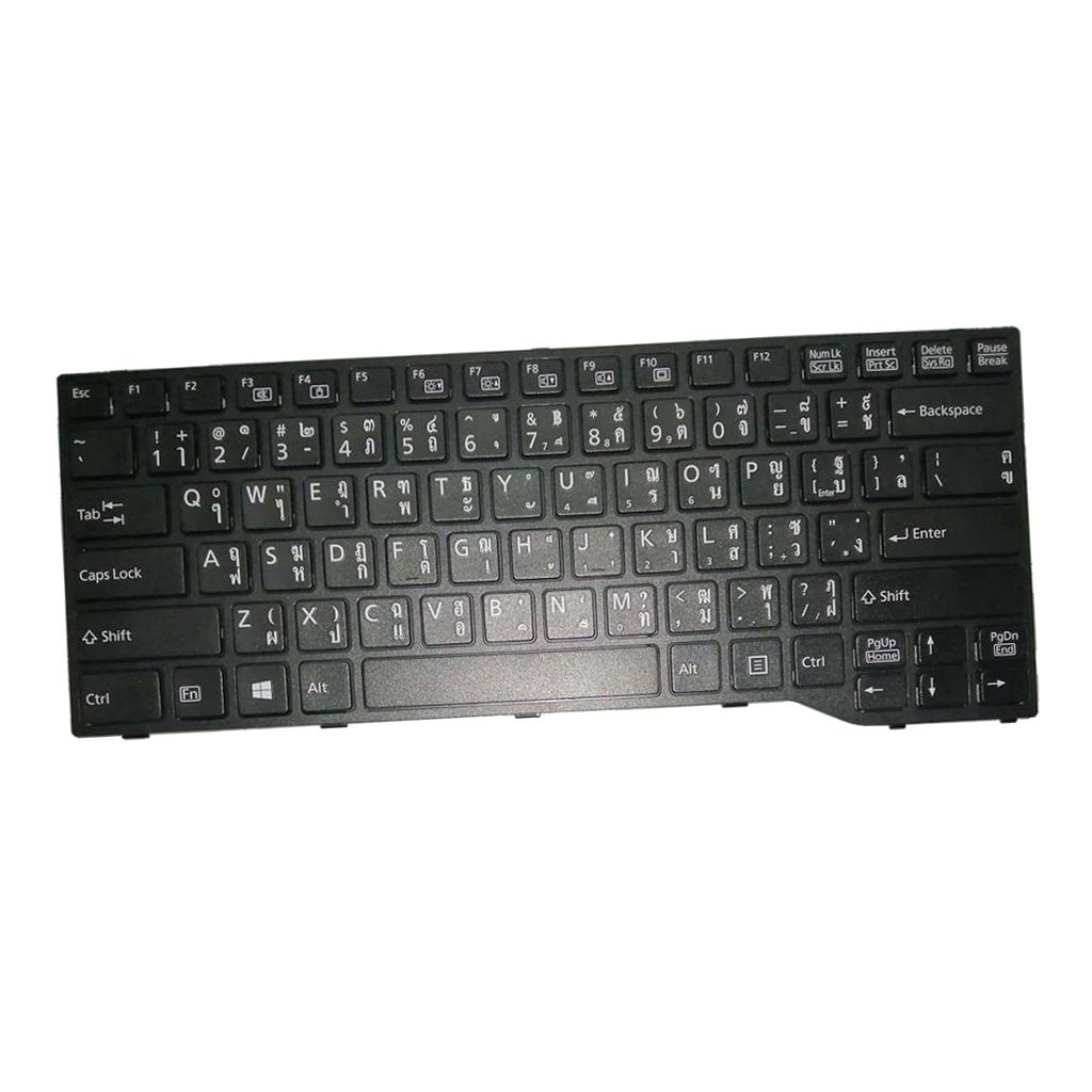 Keyboard Thailand for Fujitsu Lifebook E733 E744 E734 E544 w/ Black Frame