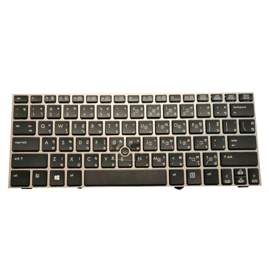 Keyboard For HP EliteBook 2170p 2170 - Thai English Black