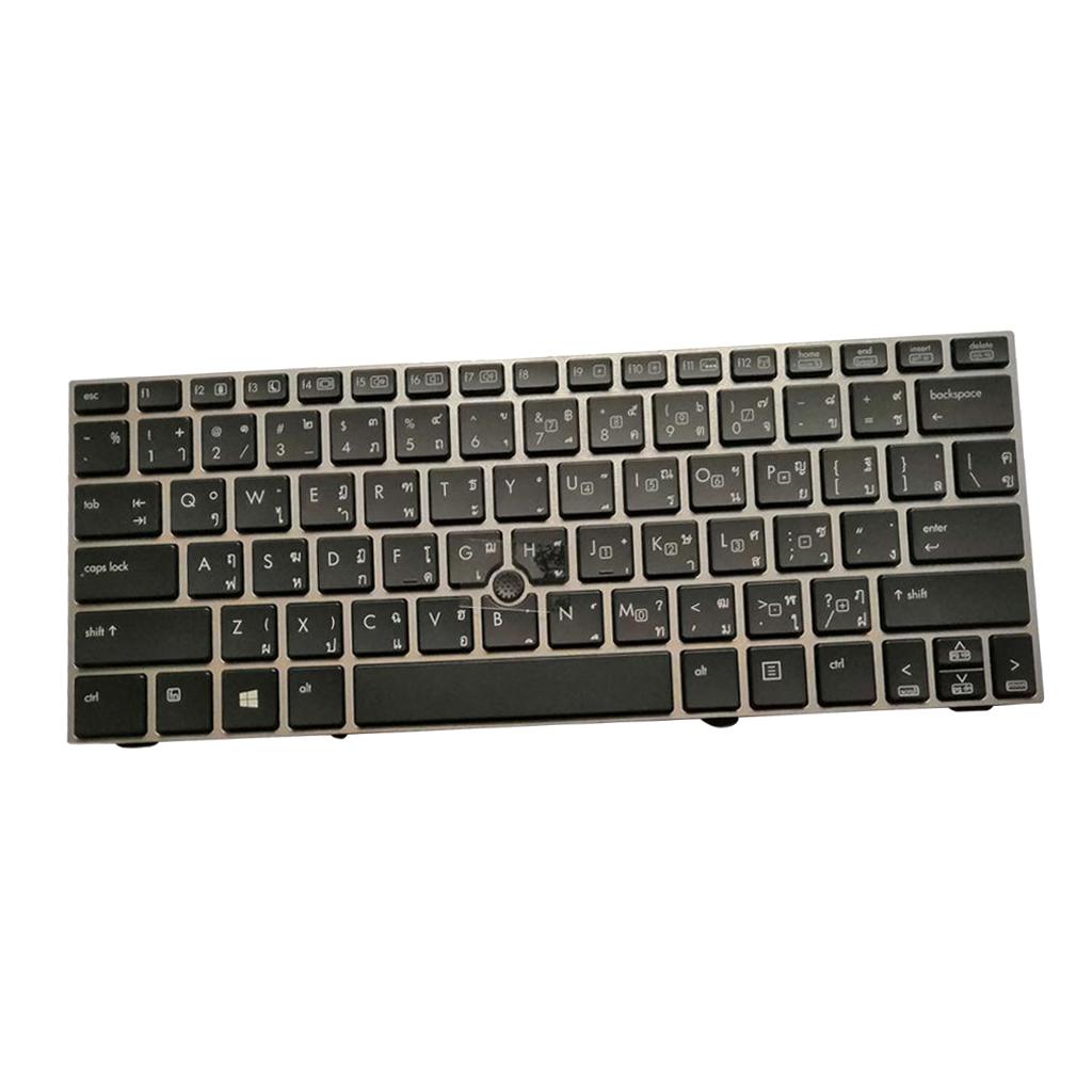 Keyboard TI for HP EliteBook 2170p 2170 with Gray Frame Backlit