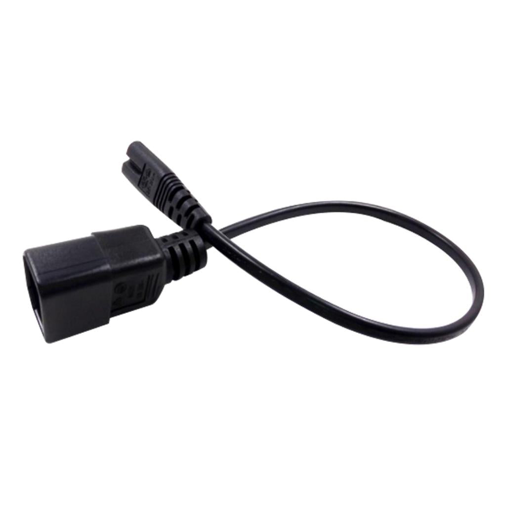 IEC 320 C14 Male to C7 Female Power Extension Cable Replacement 30cm