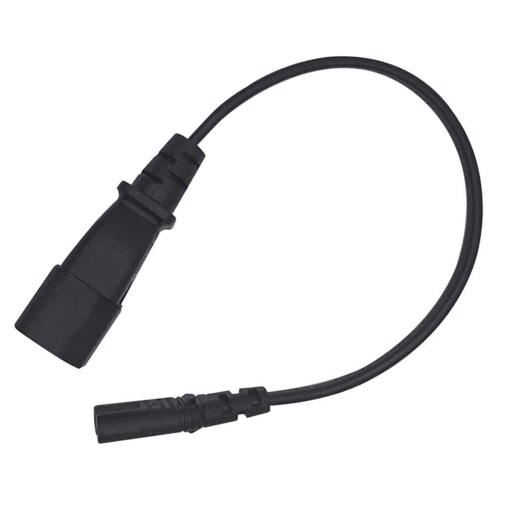 IEC 320 C14 Male to C7 Female Power Extension Cable Replacement 30cm