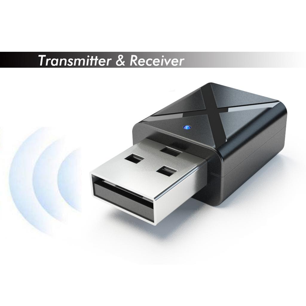 USB Bluetooth Transmitter Receiver 2 in 1 Wireless Audio Adapter 5.0