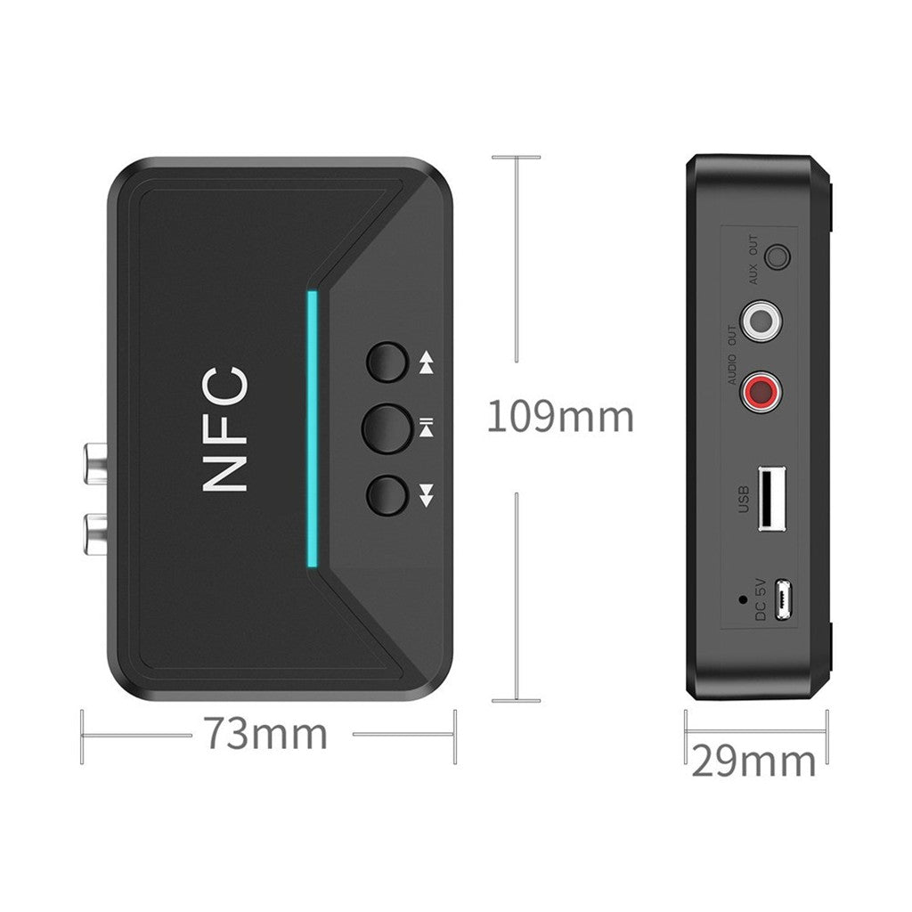 Receiver Adapter NFC 3.5mm Audio  Stereo Receiver Dongle